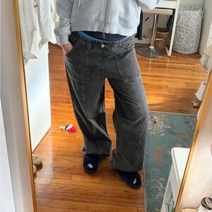 Women's denim sweatpants
